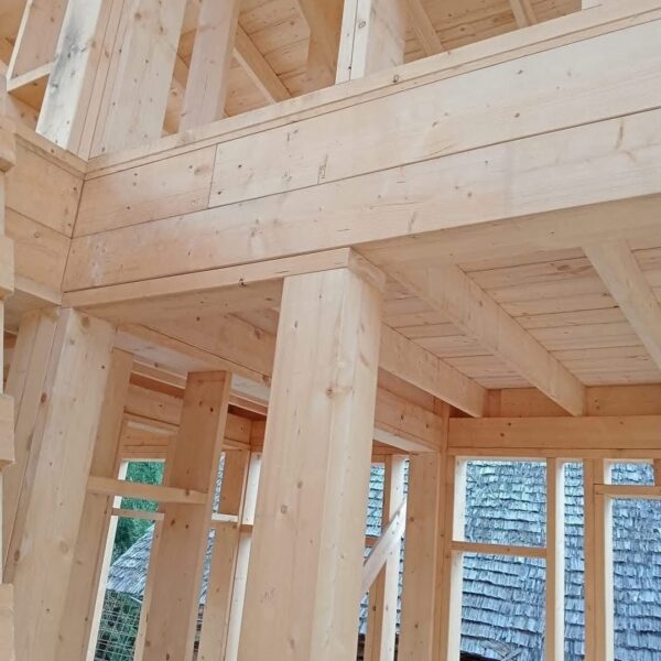 interior casa madera